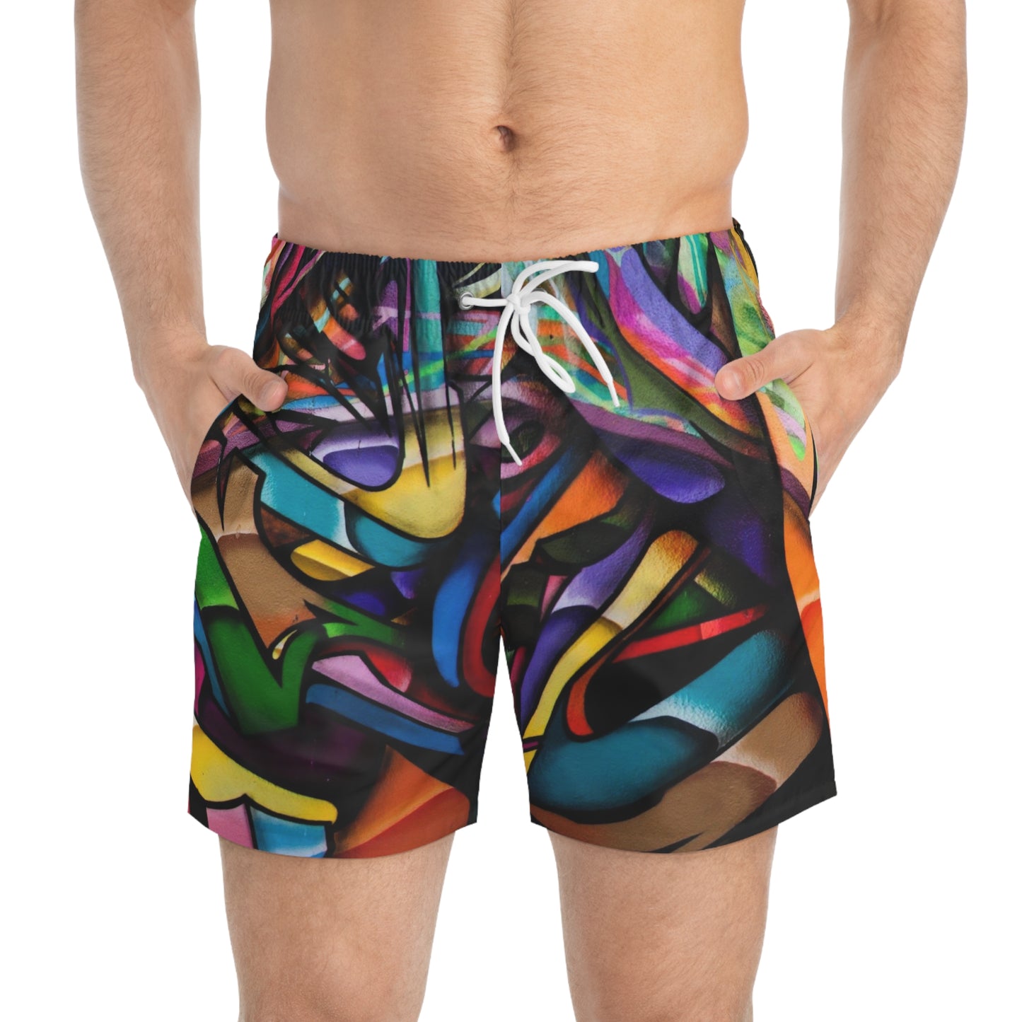 GX Abstract Swim Trunks