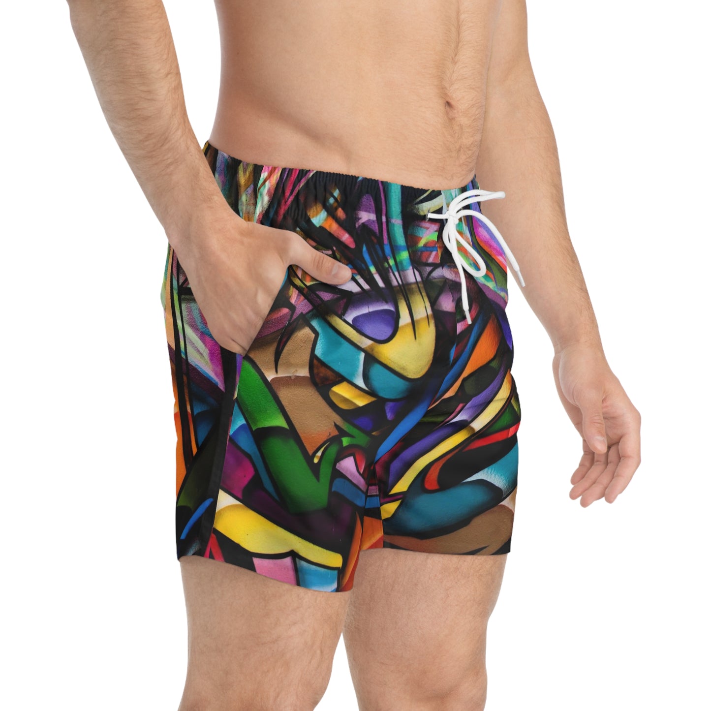 GX Abstract Swim Trunks