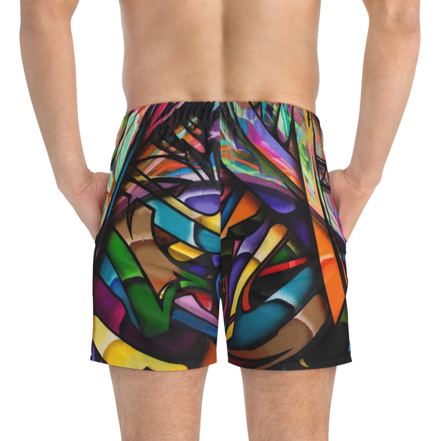 GX Abstract Swim Trunks