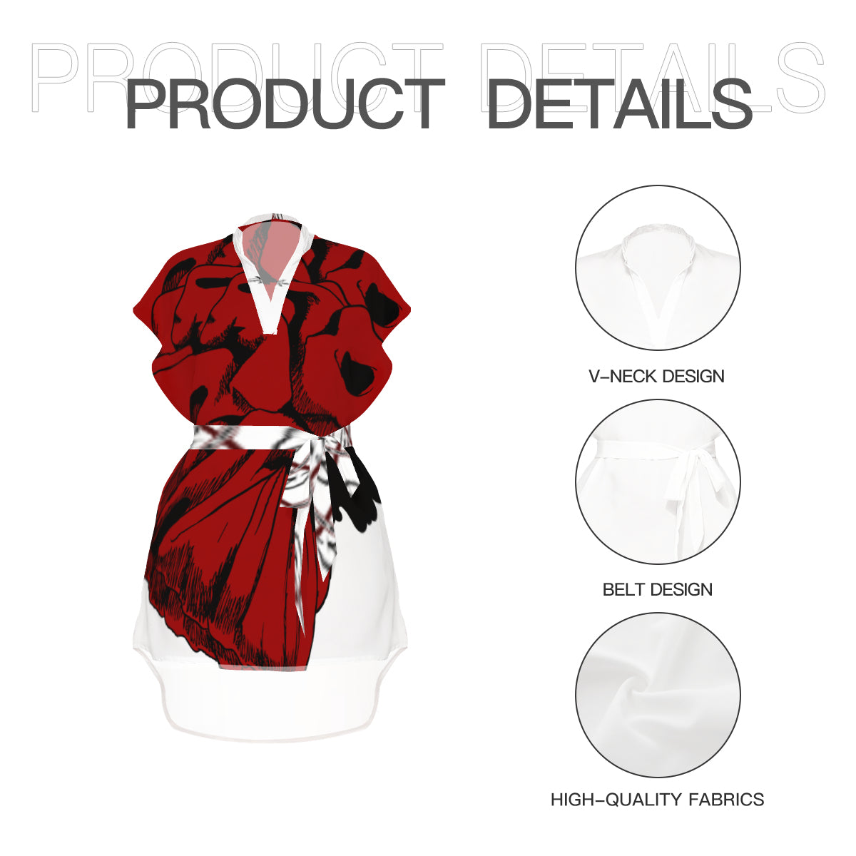 HeadWrap Shirt Dress