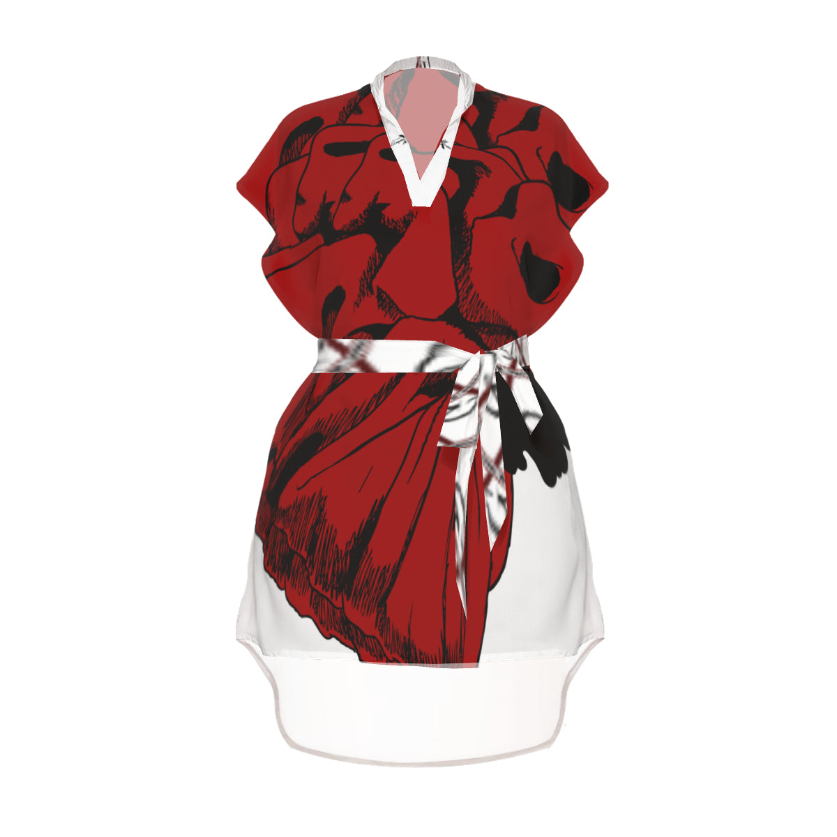 HeadWrap Shirt Dress