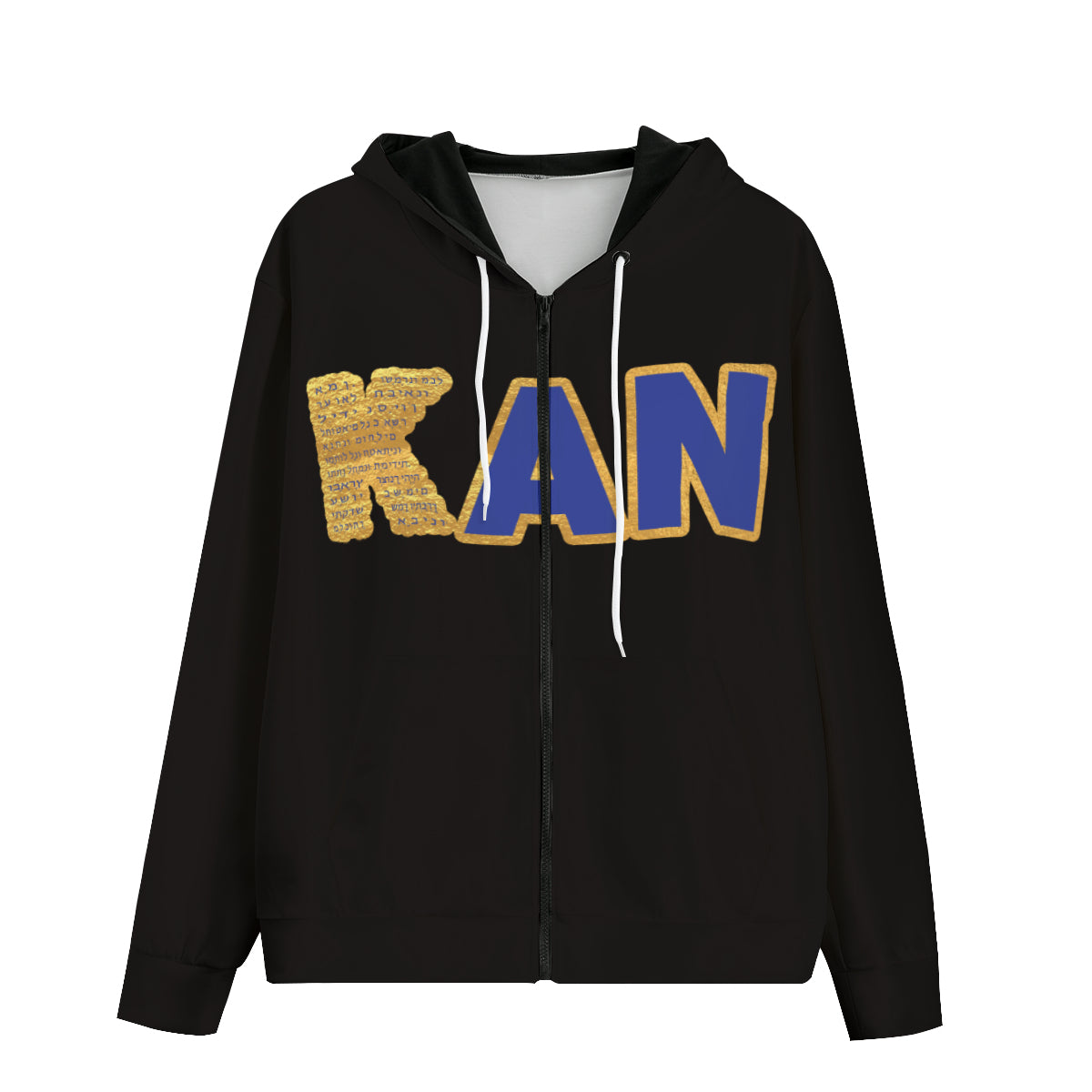 Men's Hooded Cardigan Sweater | Air Layer Cloth - KAN_KAN Blue