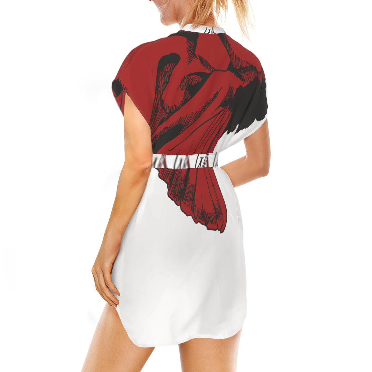 HeadWrap Shirt Dress